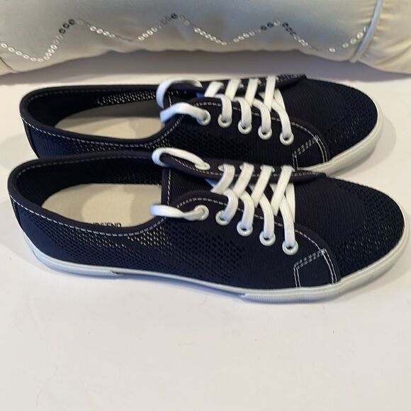 Lands' End Lace Up canvass Sneakers Women's Size 9 - Picture 4 of 7